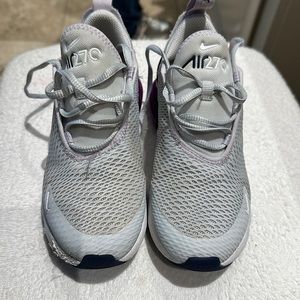 Girls Nike air max purple and light grey size 1